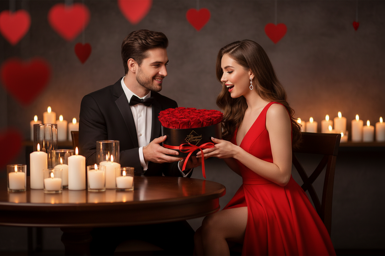BarBe Heart Box | 27 Pink Roses$79.… vs Eternal Prestige Velvet Black | 12… & more: Which…